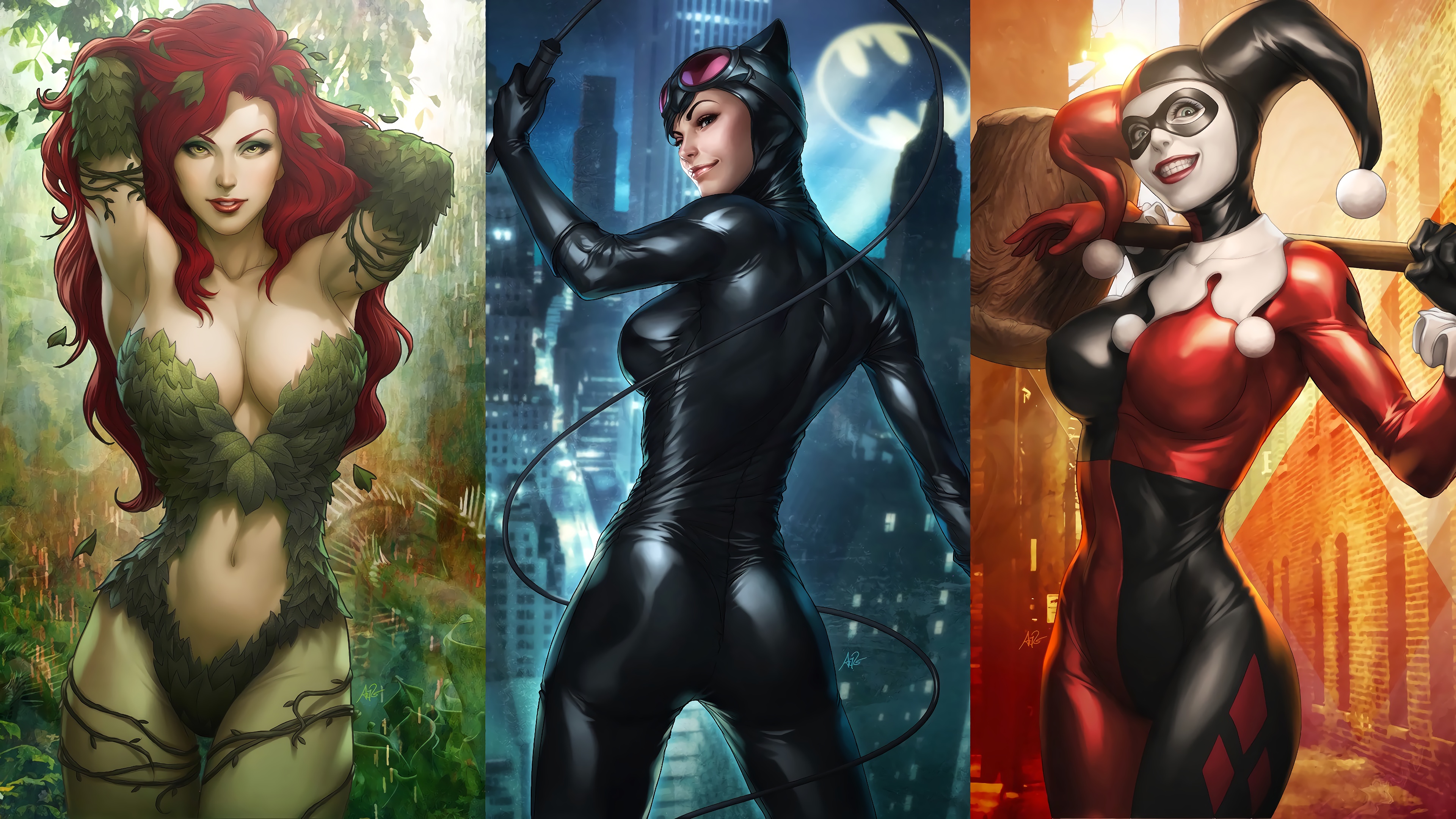 aditya perdana recommends poison ivy x catwoman pic