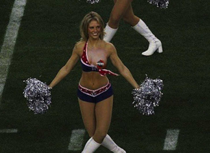 andrea tramutolo recommends cheerleader uniform slips pic