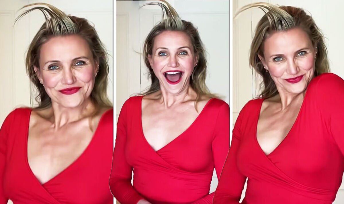 ben kui recommends cameron diaz red dress pic