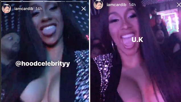 Best of Cardi b sex tap