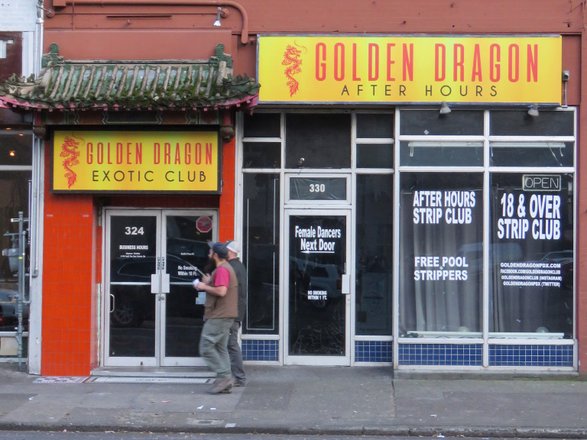 Golden Dragon Strip Portland im old