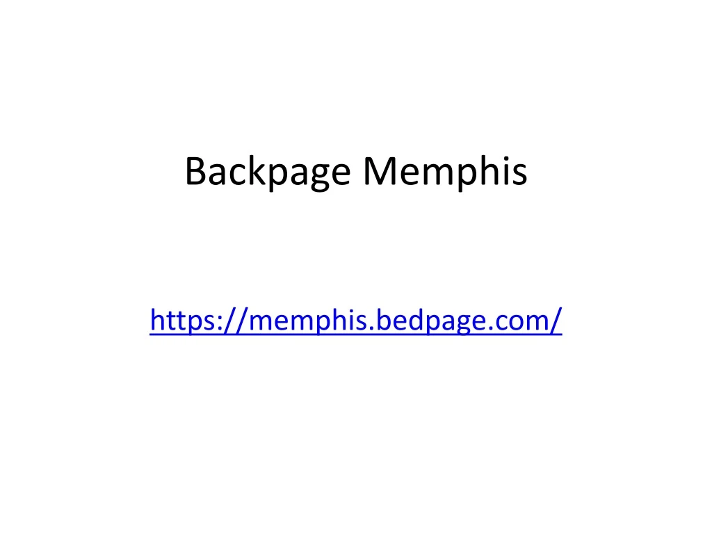 Best of Memphis tn backpage com