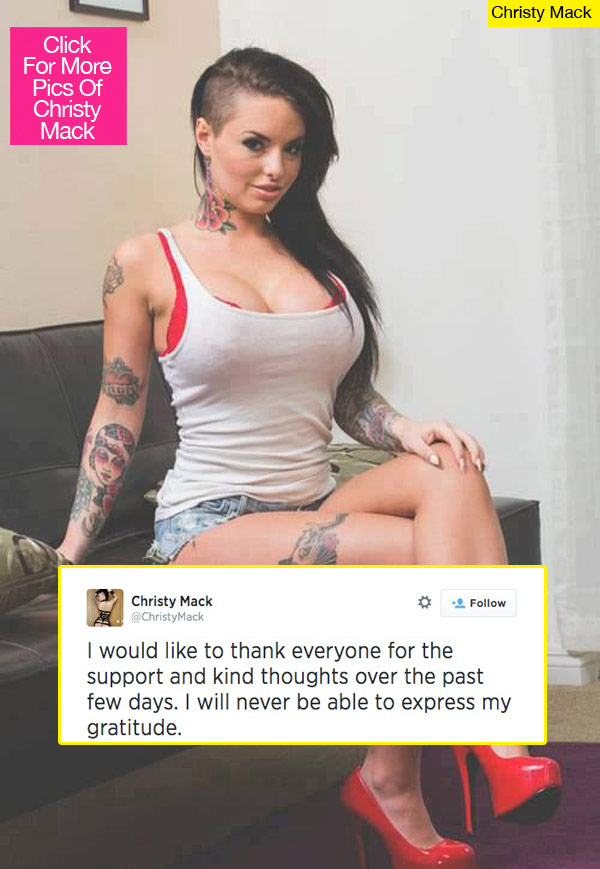 christy mack in public