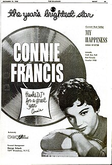 bernie allison recommends connie francis naked pic