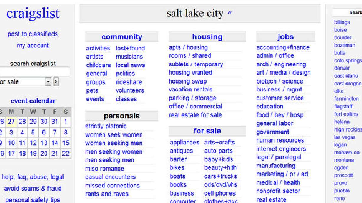 darryl searcy recommends craigslist salt lake city pic