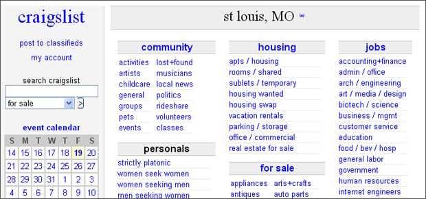 cathy tipton recommends Craigslist Stl Mo Jobs