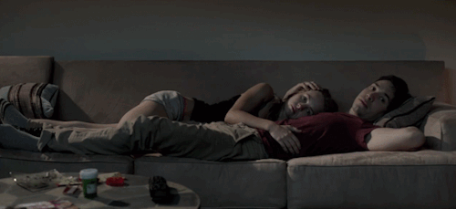 cuddling on the couch gif