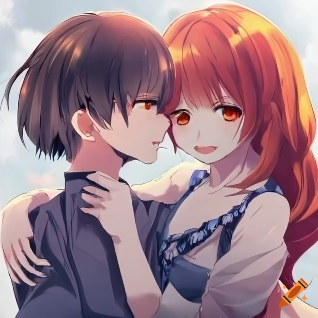 Best of Cute anime couples cuddling