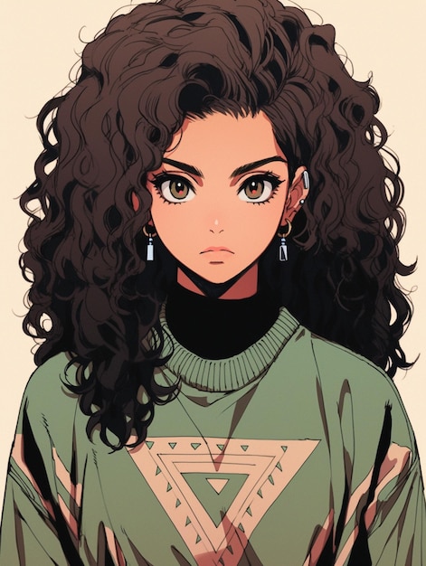 daniel branam recommends Curly Hair In Anime