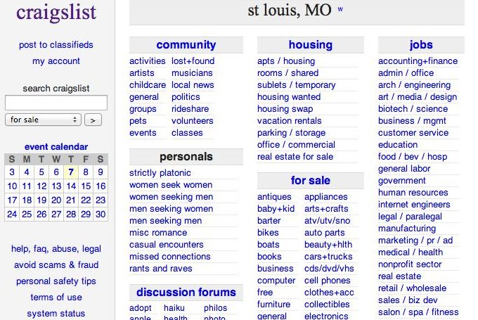 arjay carillo recommends saint louis mo craigslist pic