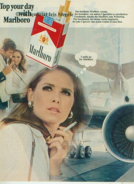 Women Smoking Marlboro Reds cowgirl photo