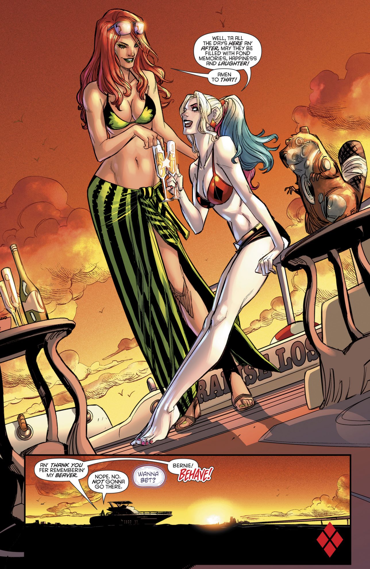 harley quinn and poison ivy sex comic