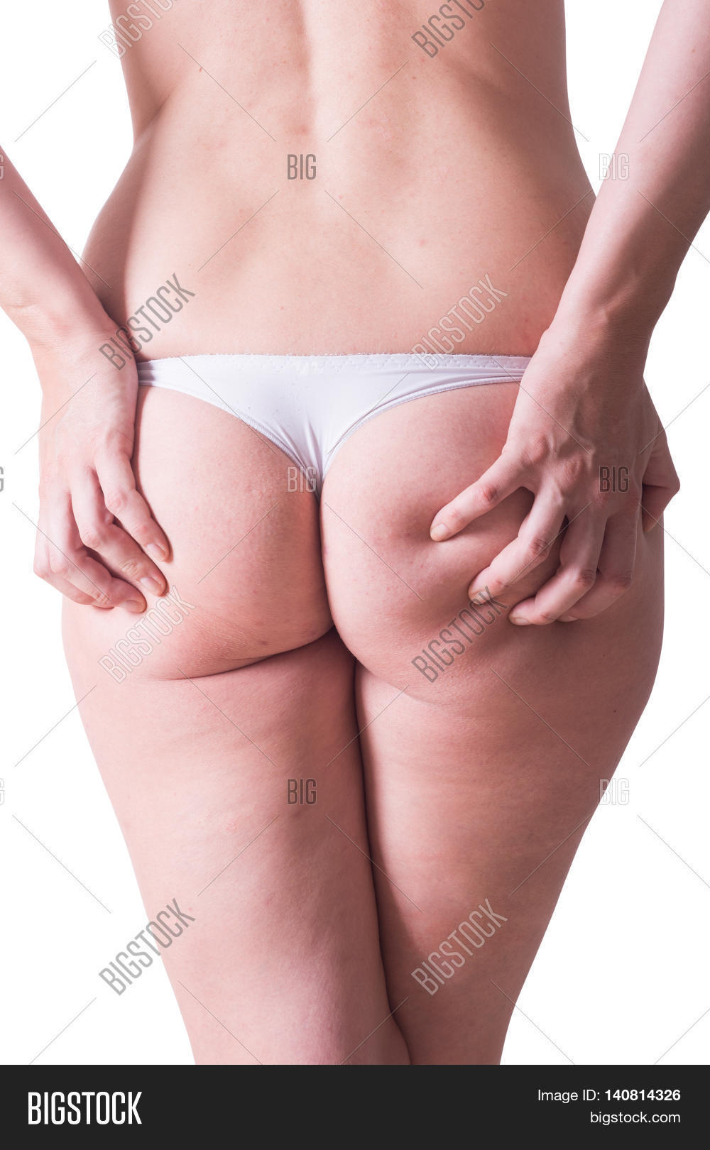 white ass in panties