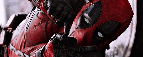 Deadpool Sex Scene Gif a rock