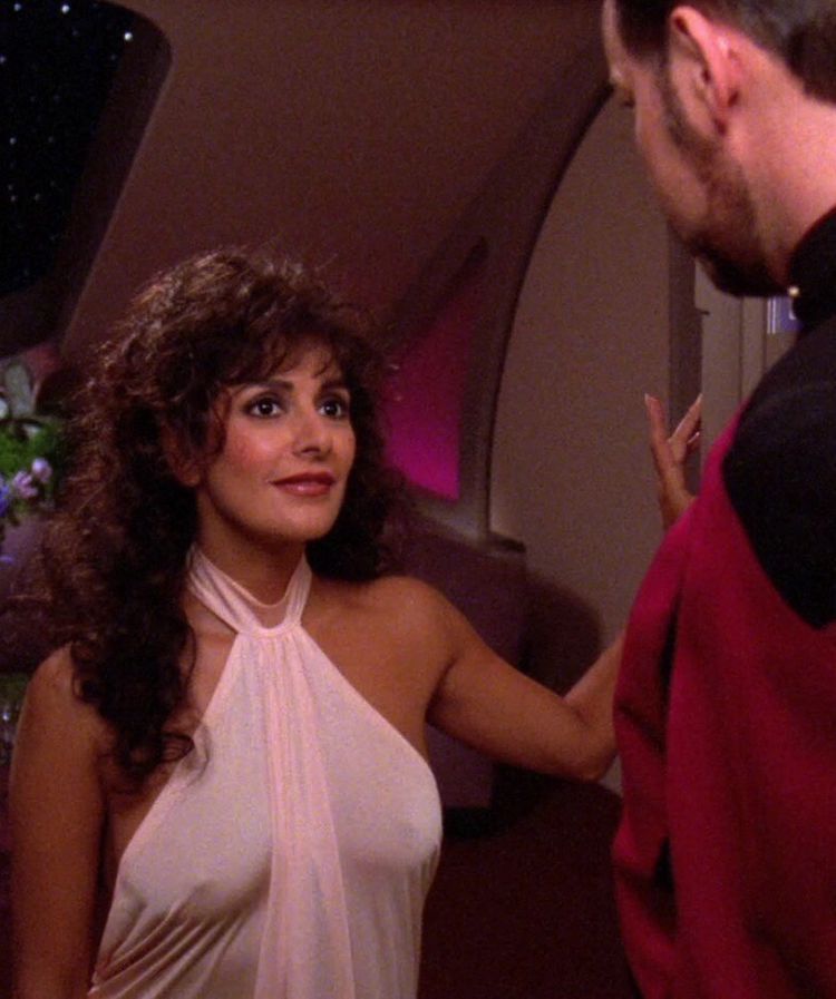 aaron wimmer recommends deanna troi camel toe pic