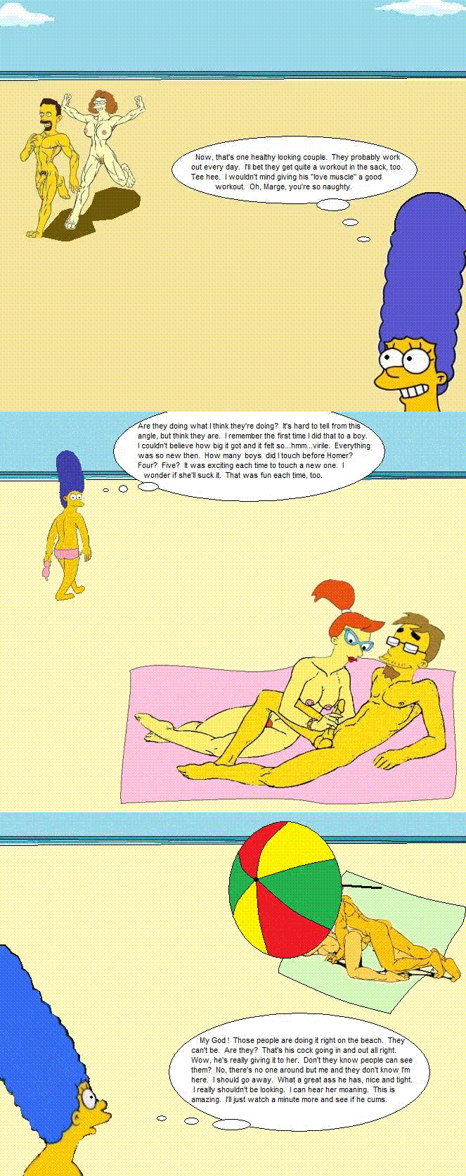 desy novianti recommends marge and the nude beach pic