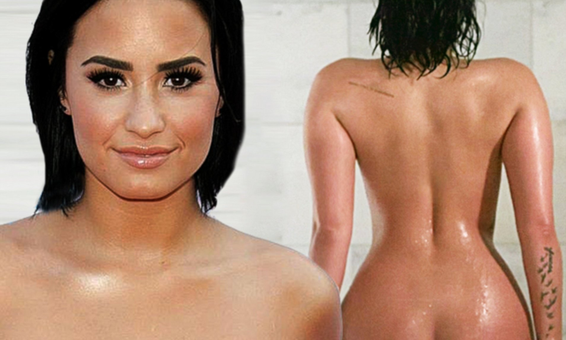 christine calvin add demi lovato hot naked photo