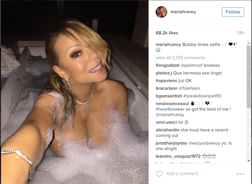 curtis huntley add mariah carey fully naked photo