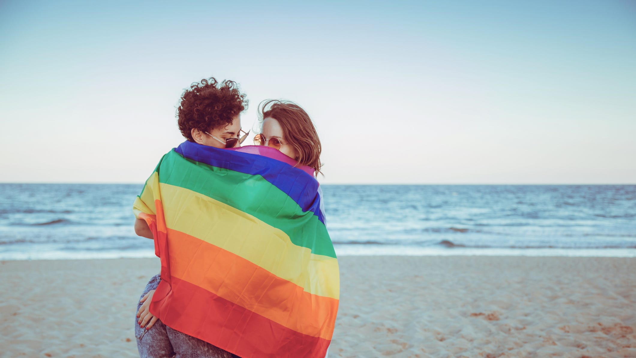catherine sky share cute teen couple gets intimate on the beach free porn photos