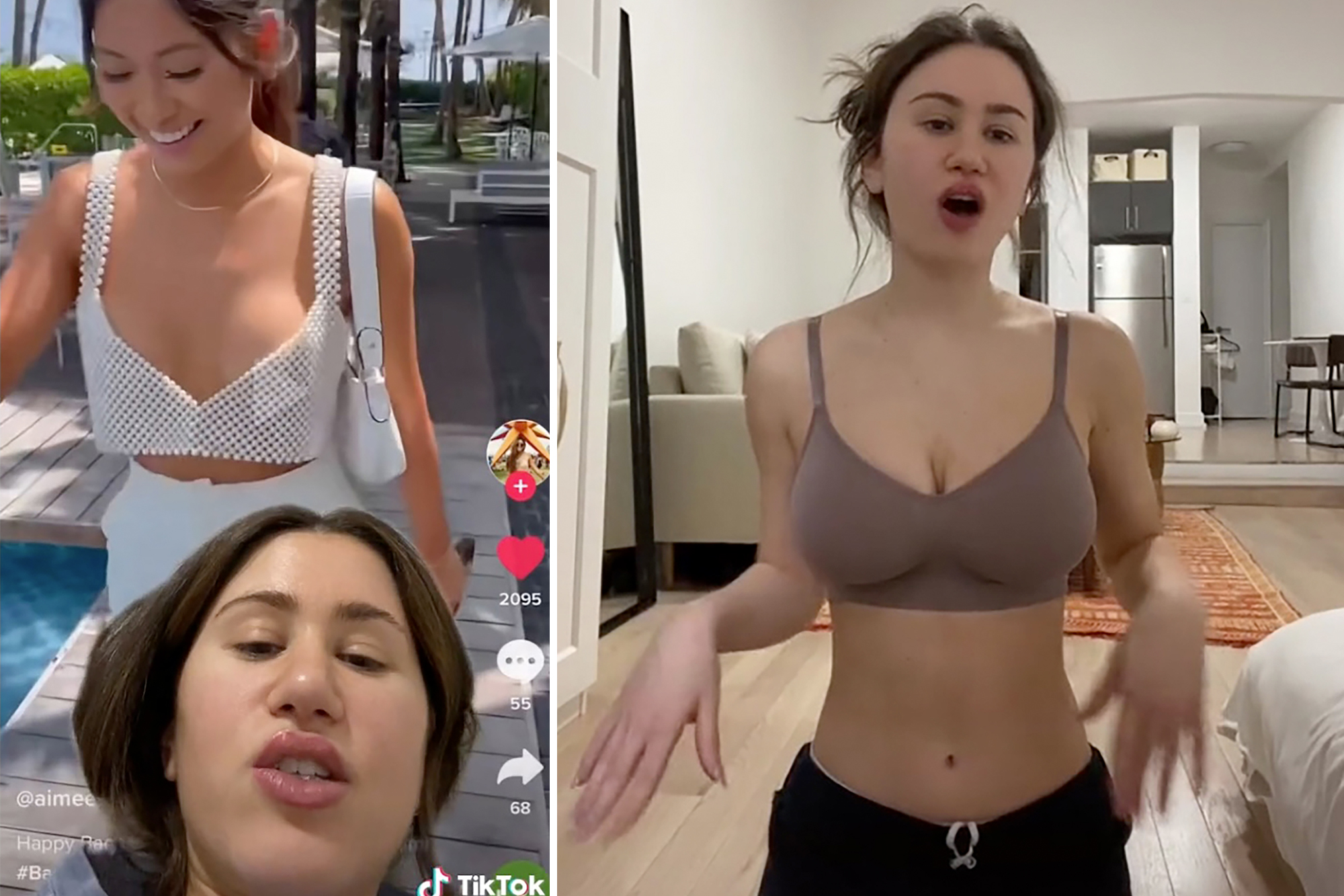 huge tits thin girl