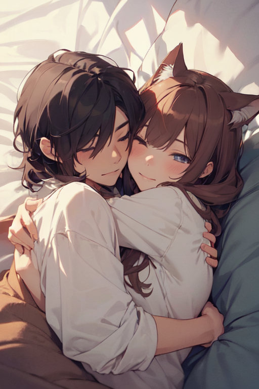 Best of Anime girls cuddling