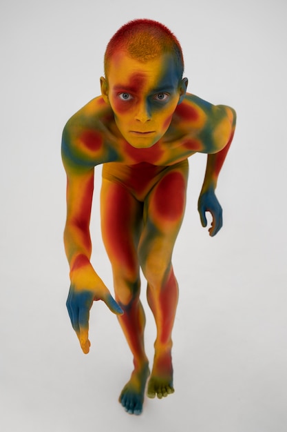 full body paint man