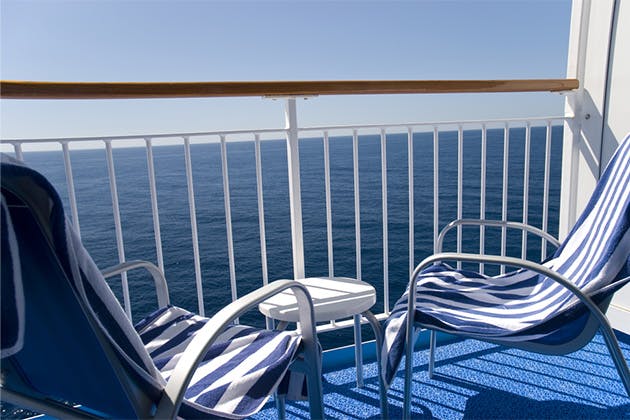 nude on cruise ship balcony