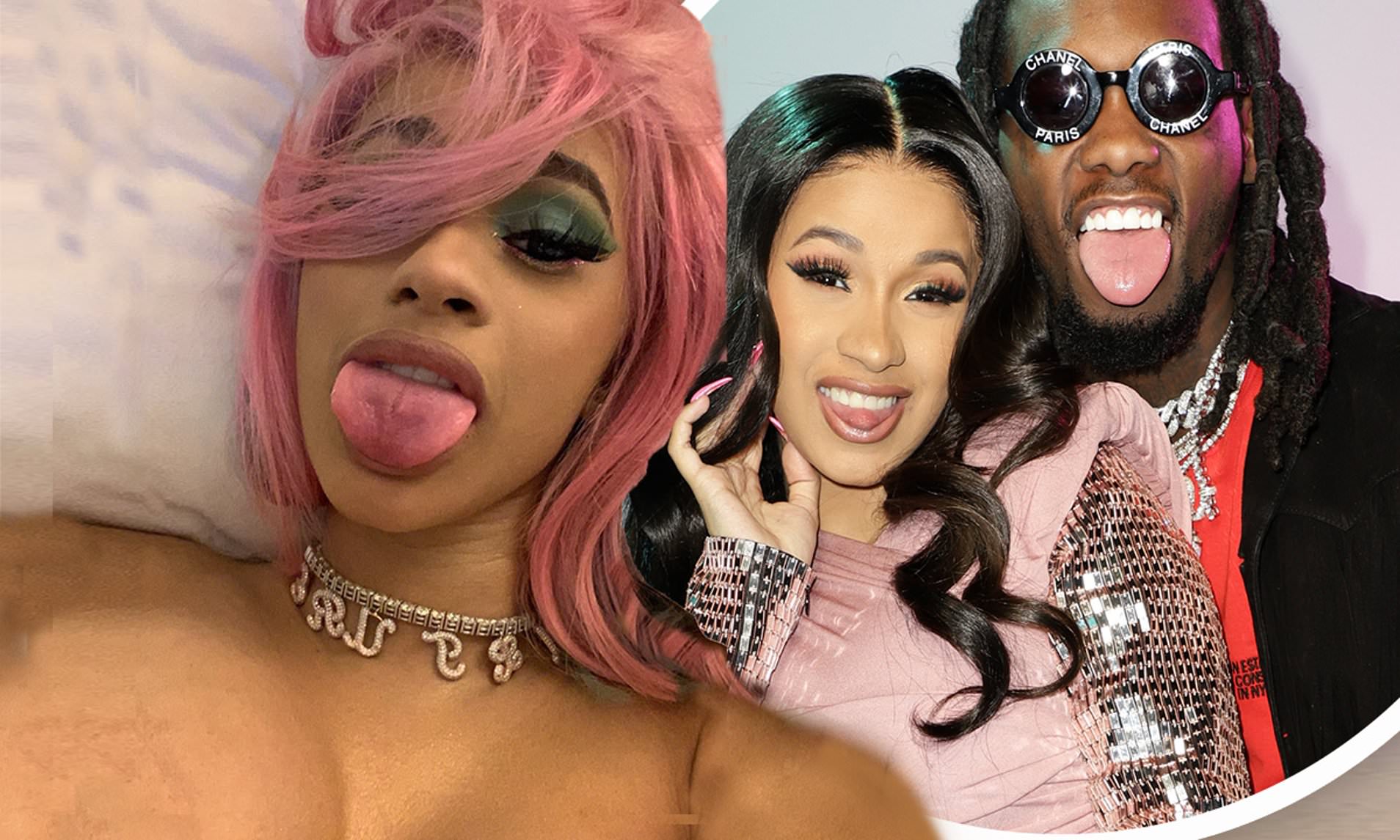 dor cohen add cardi b tongue photo