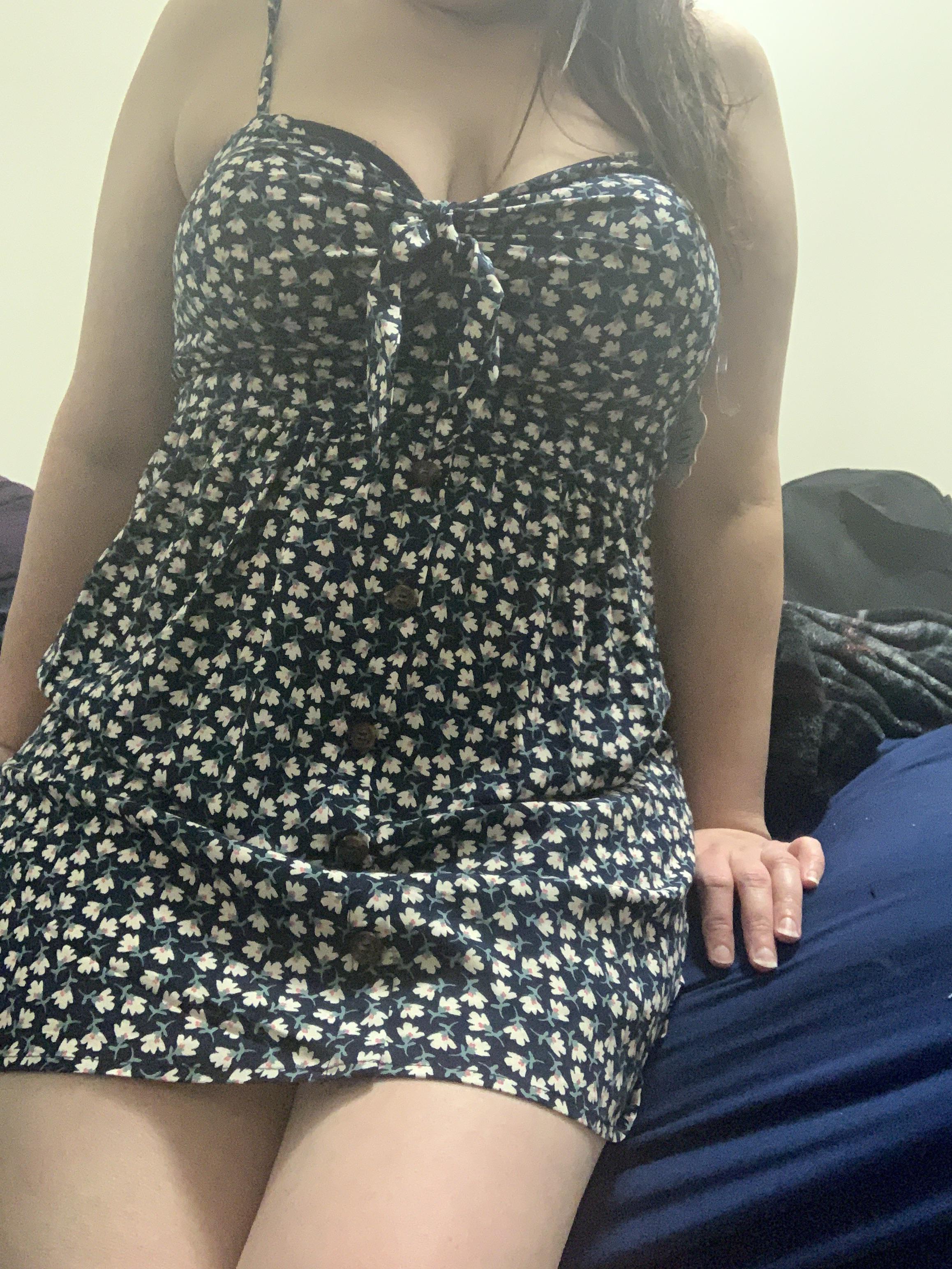 big boobs in sundress