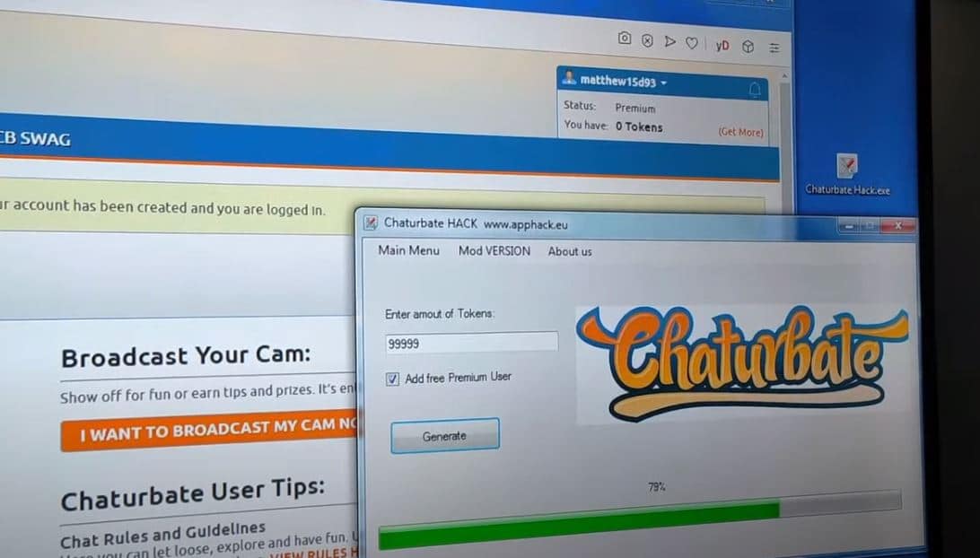 brian mellberg recommends chaturbate hack token generator pic