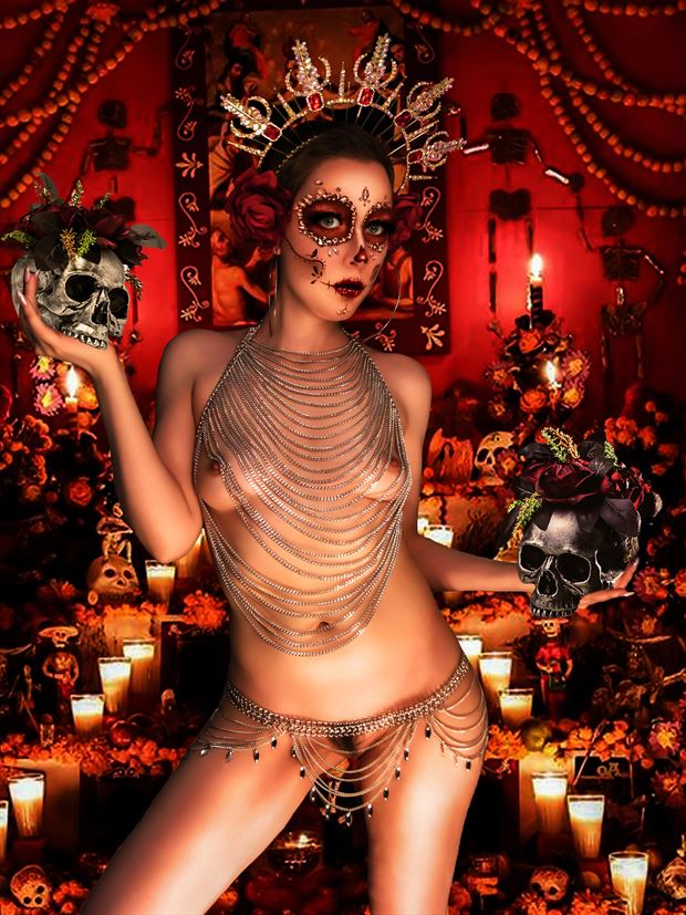 Best of Day of the dead naked