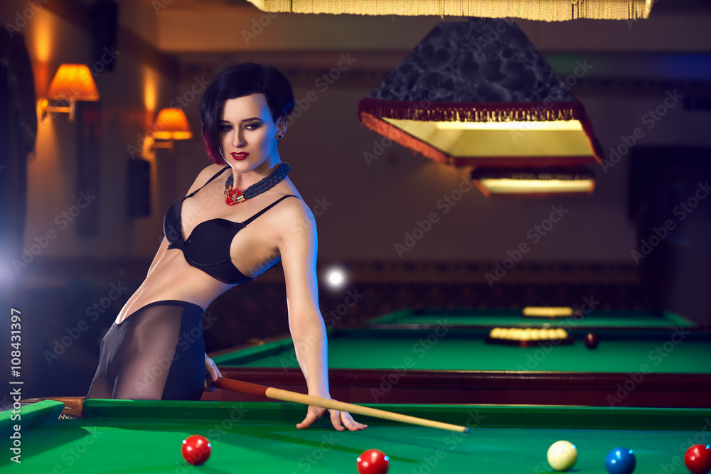 bobbi gunn recommends sexy girl playing pool pic