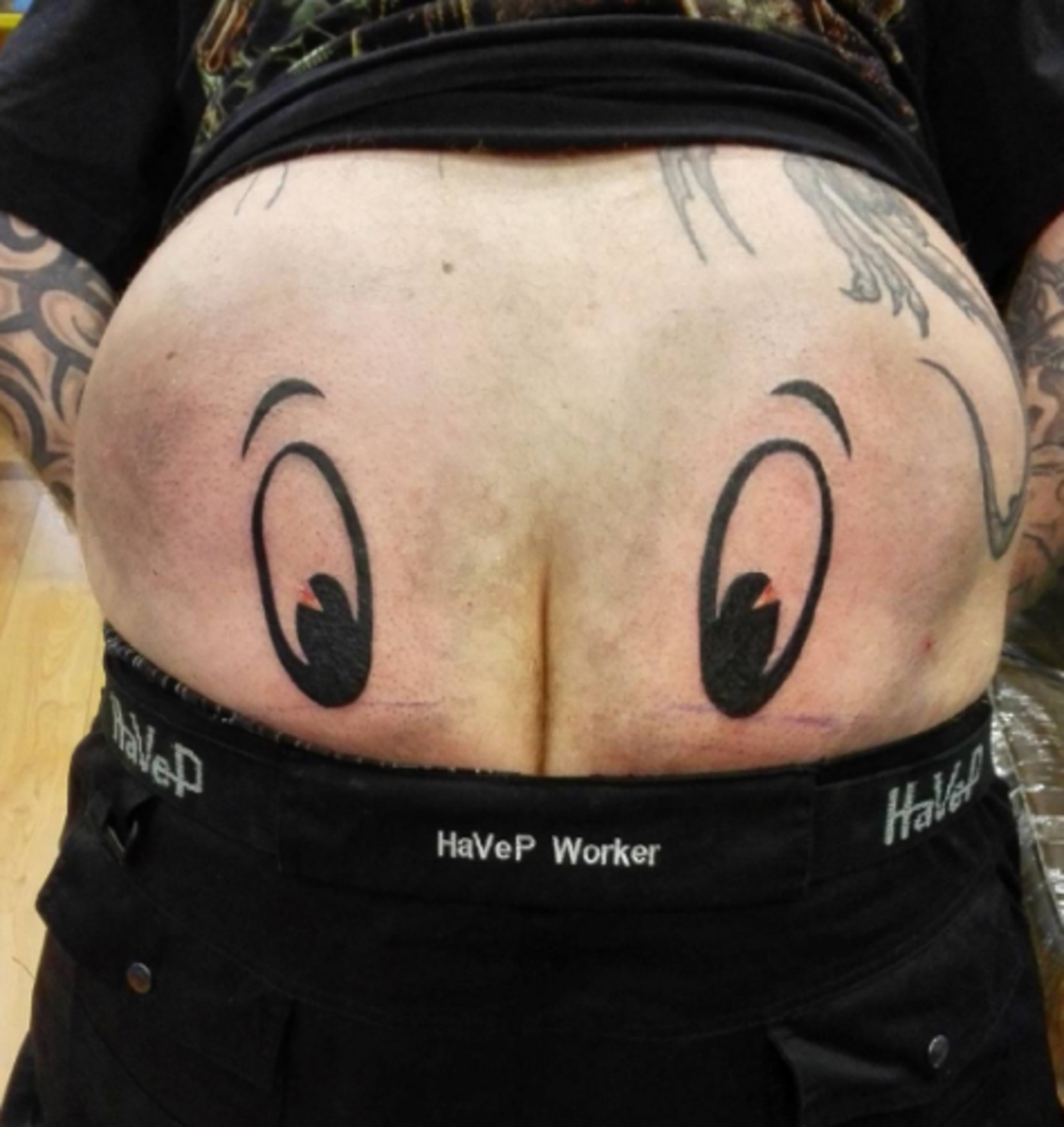 funny tattoos to get on your bum