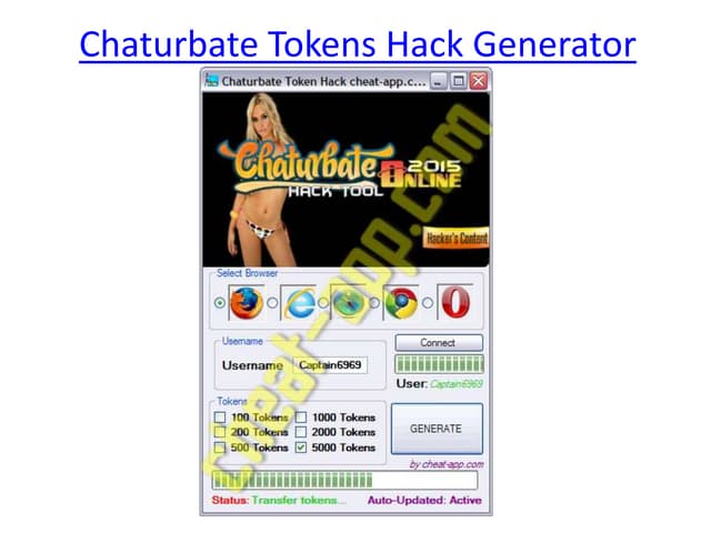 anthony lendino recommends chaturbate hack token generator pic