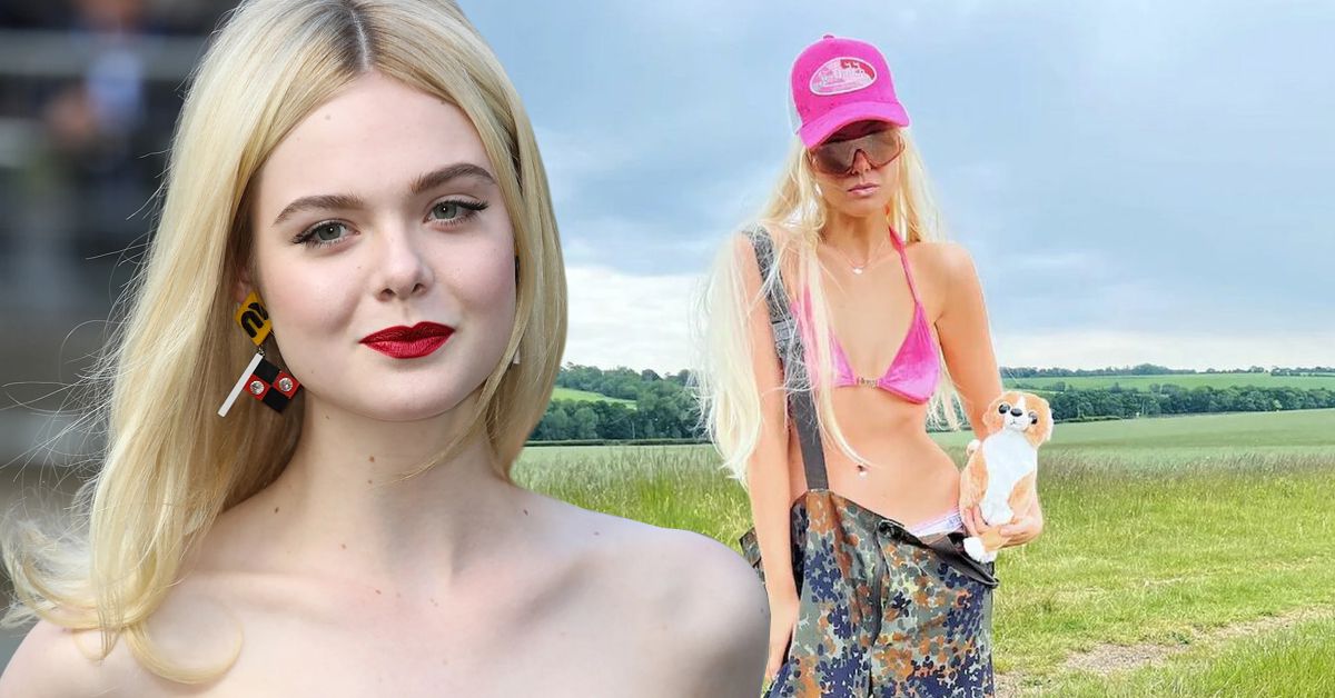 anthony linton add elle fanning in a bikini photo