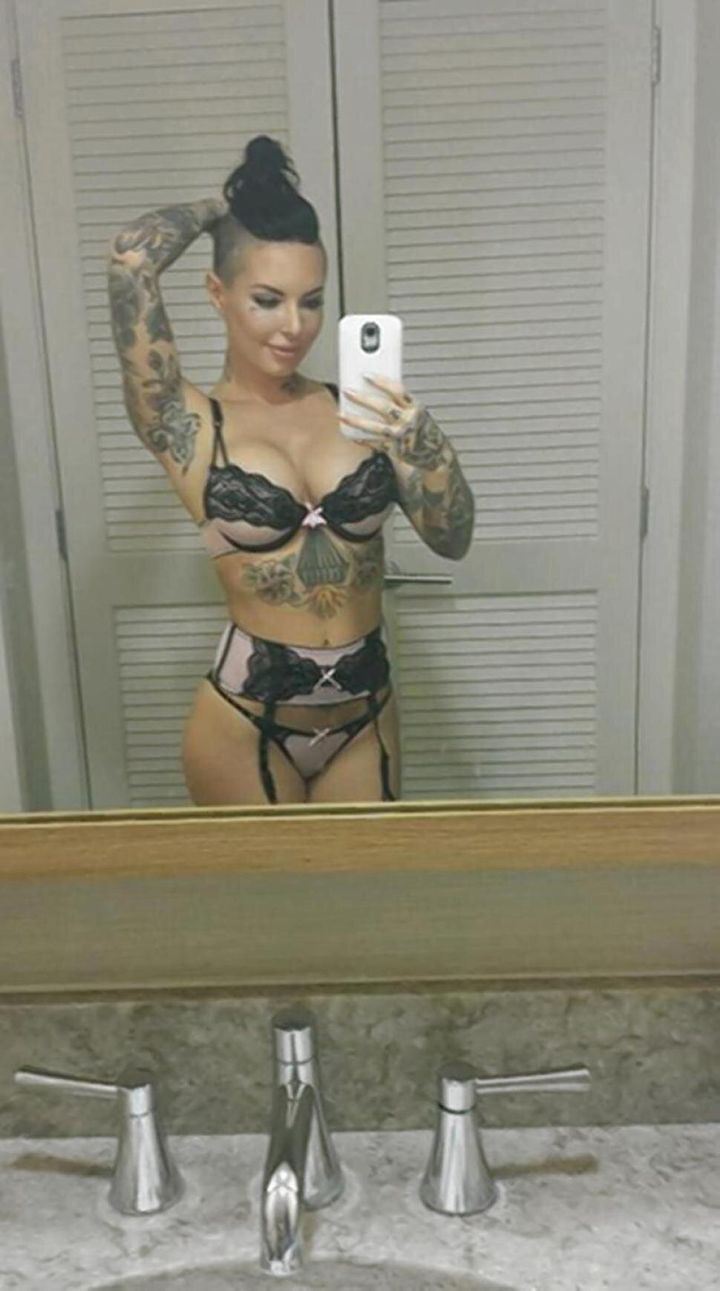 bhushan ingle recommends christy mack before makeup pic