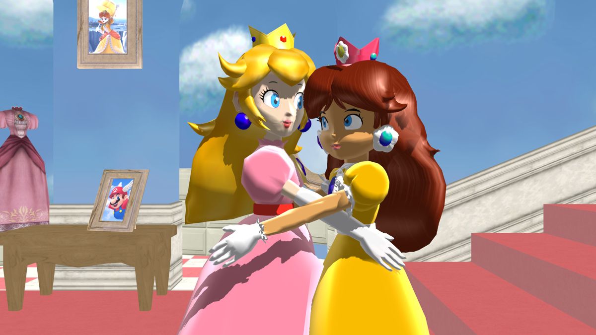 Best of Peach and daisy kiss