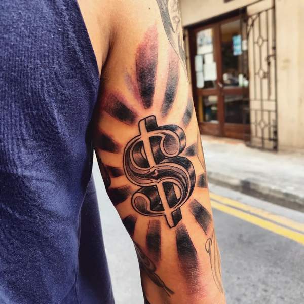 anthony mckenzie recommends dollar sign tattoo pic