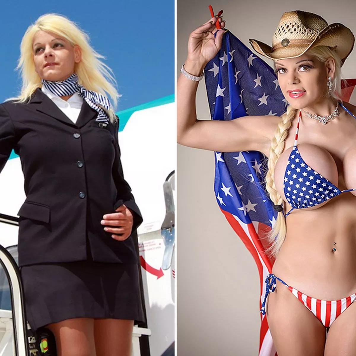 amanda reddish add photo big tits flight attendant