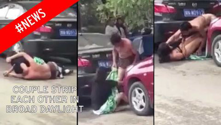 Best of Girl street fights clothes come off