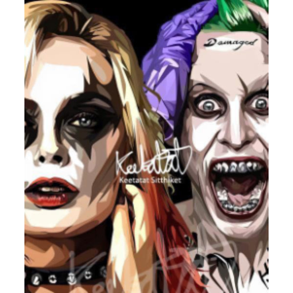 anthony massino add photo the joker and harley quinn drawing