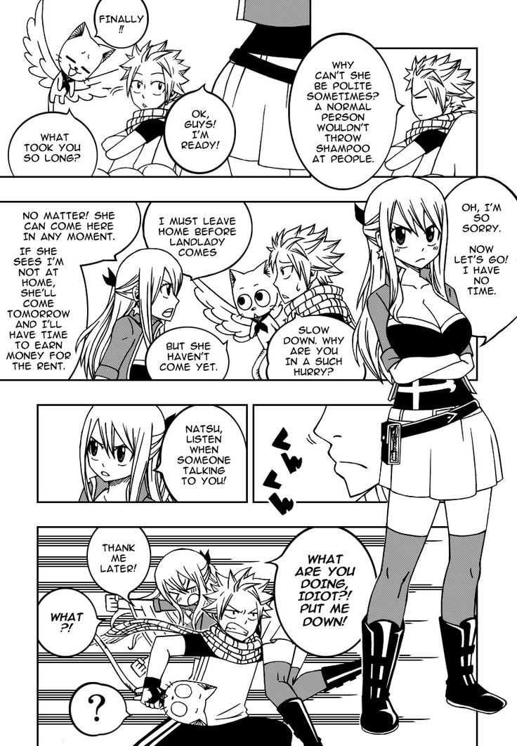 Fairy Tail Doujinshi English interracial handjob