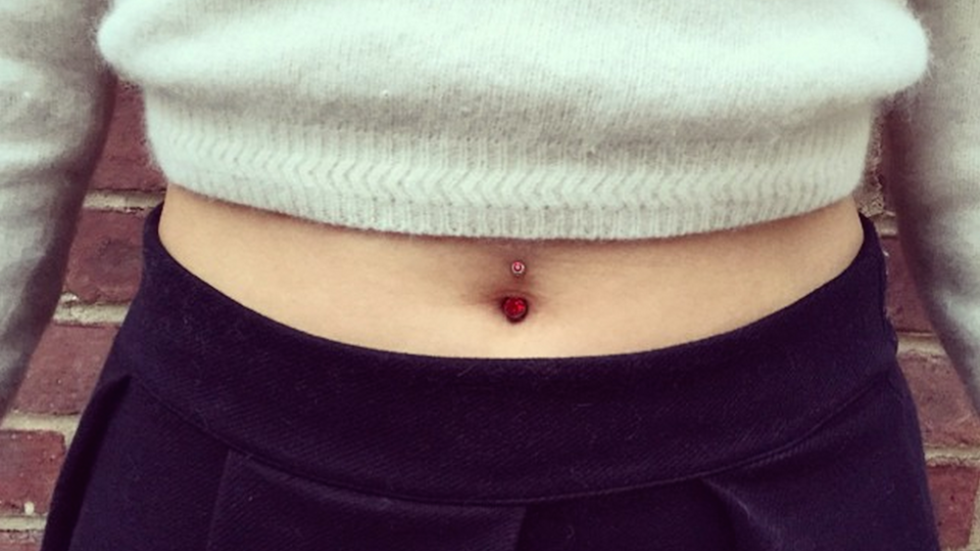 christina hyland add photo fat belly button ring