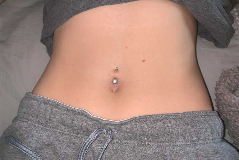 alicia steger recommends fat belly button ring pic