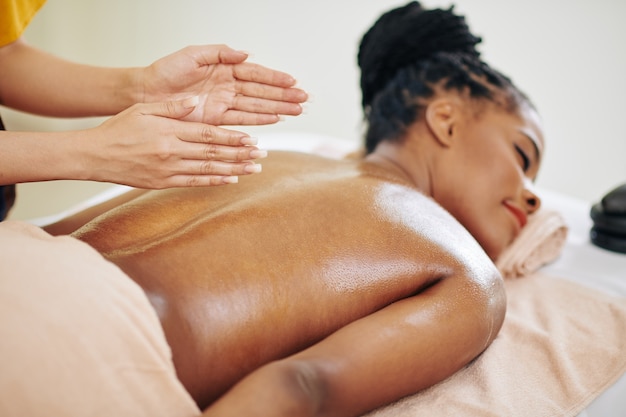 Black Girl Oil Massage find sex