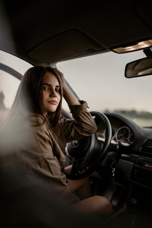 Girls Sitting In Cars mature pee