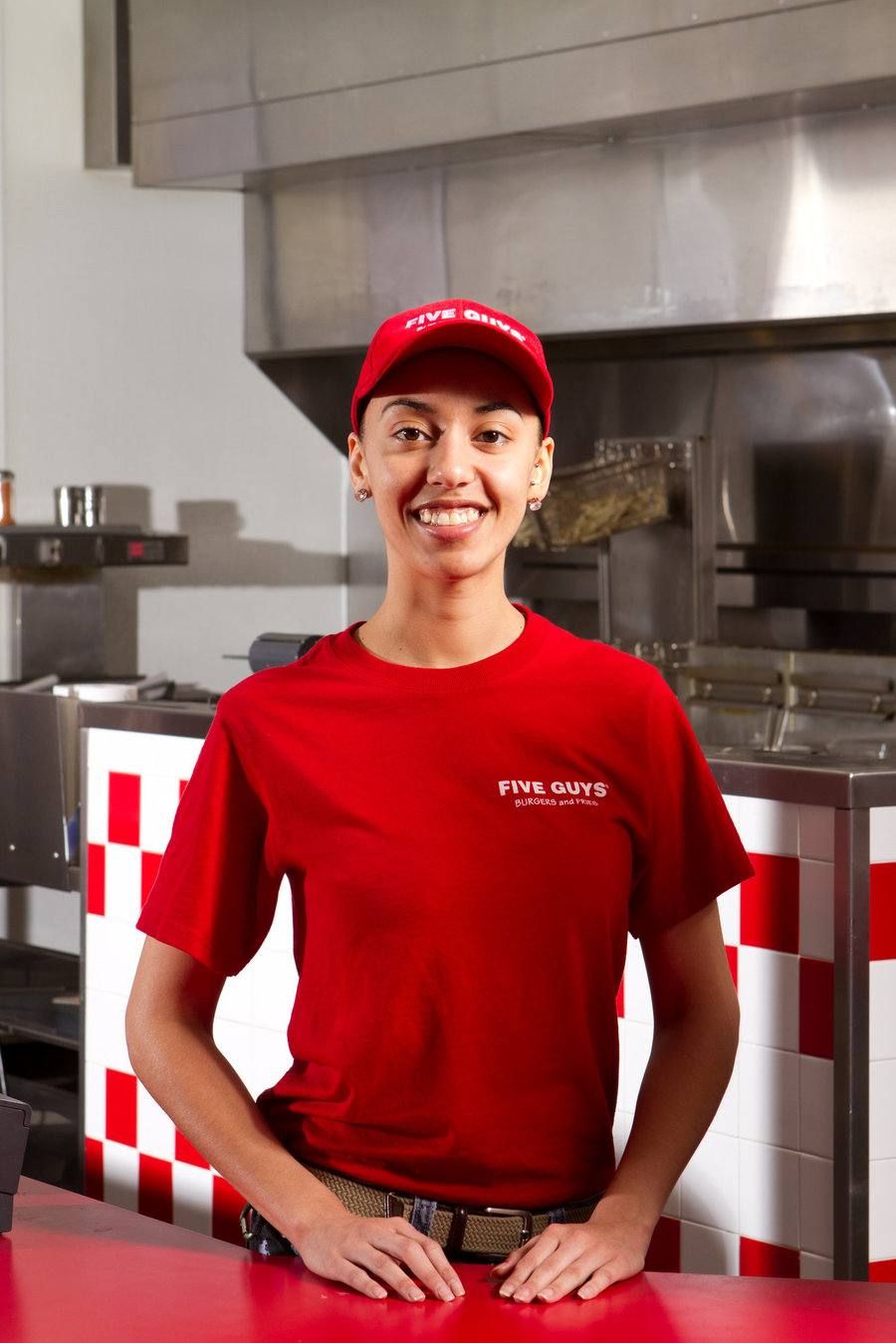 casey gentile recommends Five Guys Uniform