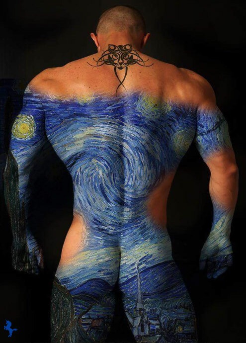 Best of Full body paint man