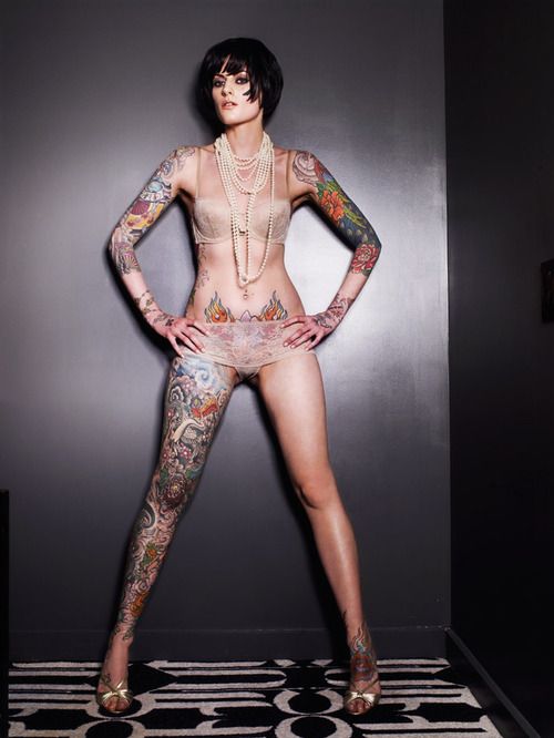 antonio yarborough recommends full body tattoo female nude pic