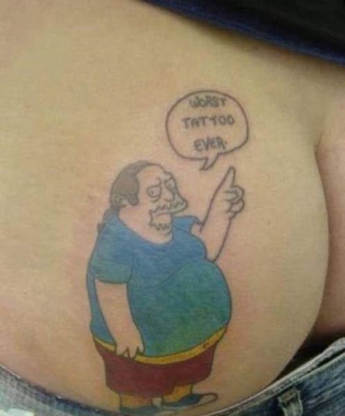 cedrick taylor add funny tattoos to get on your bum photo